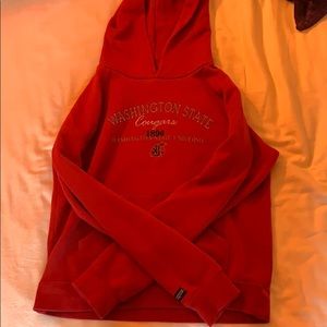 Red Washington State University Sweatshirt